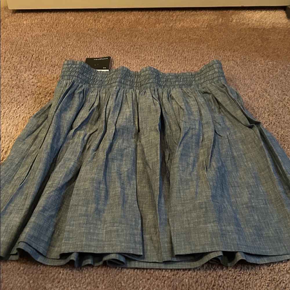 Banana Republic Light Blue Mini Skirt